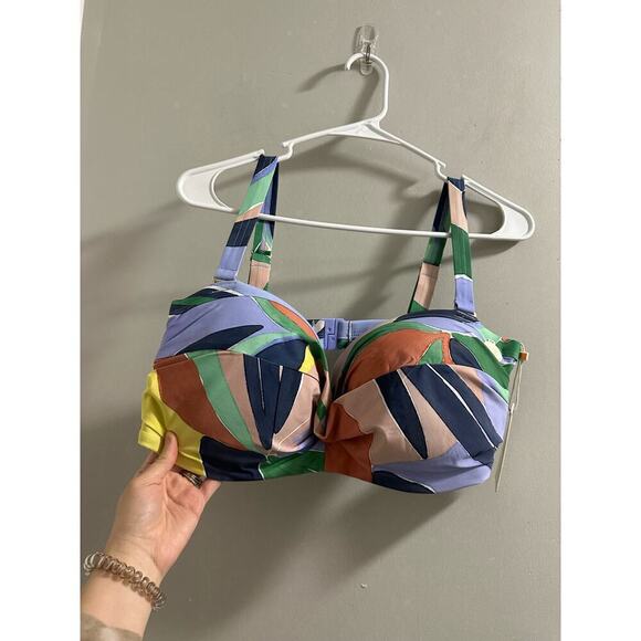 🔴Artesands‎ L'Avana Multi Botticelli Bandeau Bikini Top size US 14 - Picture 2 of 6